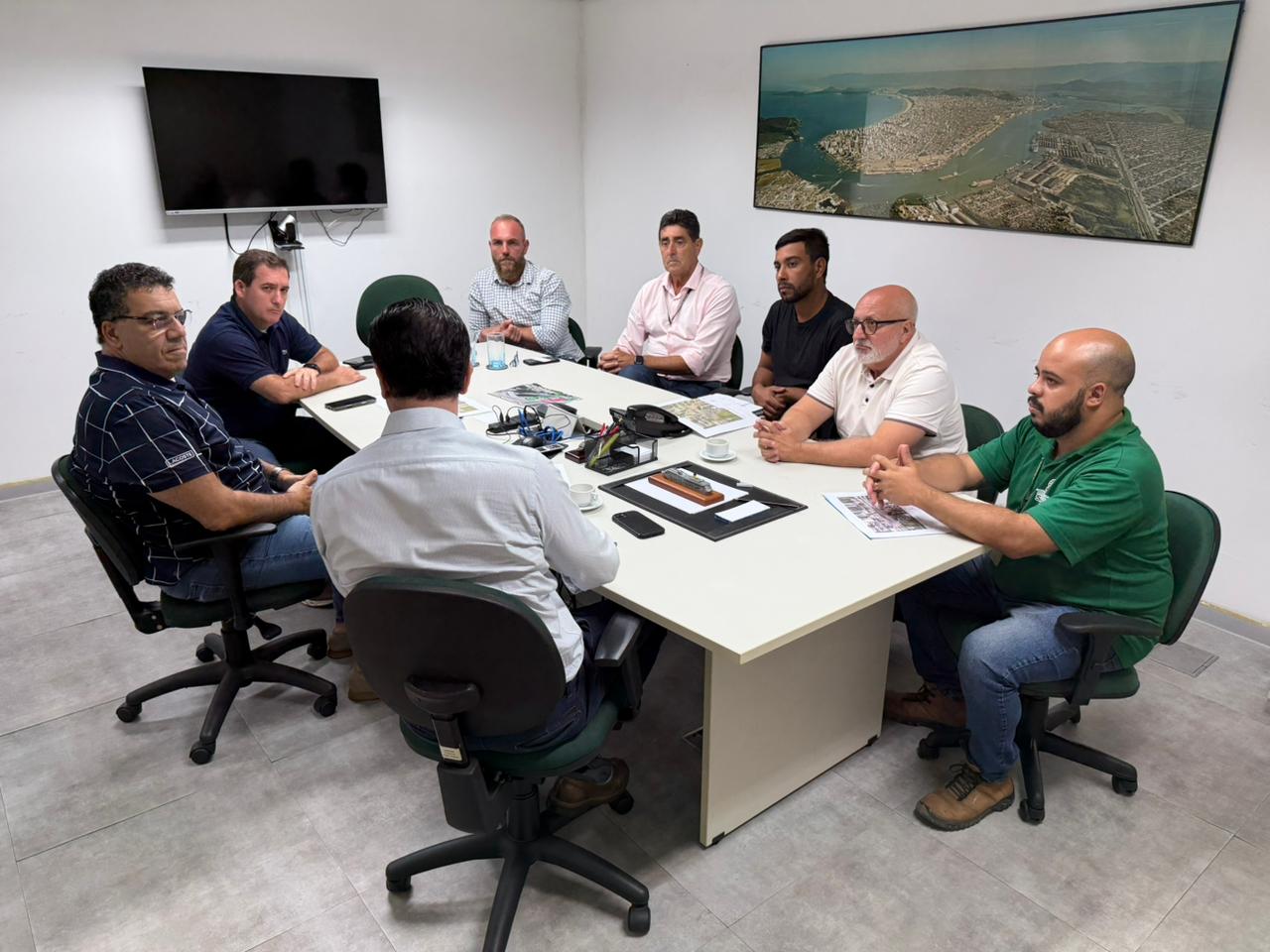 ABTTC discute cronograma de obras da Alemoa com Secretaria de Assuntos Portuários e Emprego de Santos | ABTTC